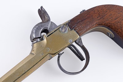 Lot 42 - A pair of 19th Century Belgian double barrelled pistols