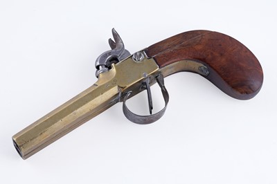 Lot 42 - A pair of 19th Century Belgian double barrelled pistols