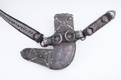 Lot 69 - Two Omani janbiyya or khanjar