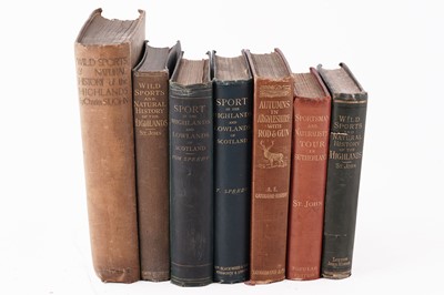 Lot 585 - A collection of books on field sports in Scotland