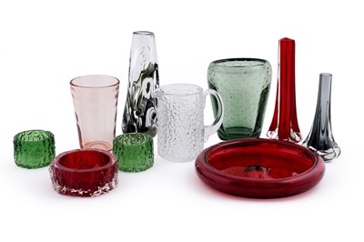 Lot 288 - A collection of Whitefriars and other studio glassware