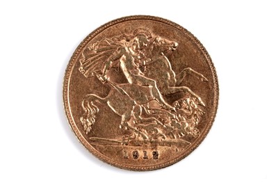 Lot 242 - A George V 1912 gold half sovereign