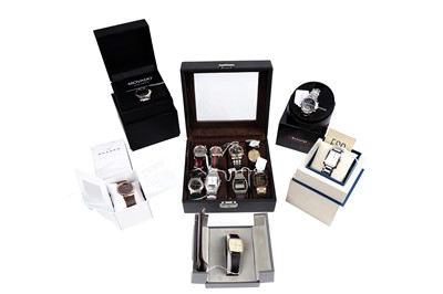 Lot 283 - A collection of fourteen wristwatches including Longines