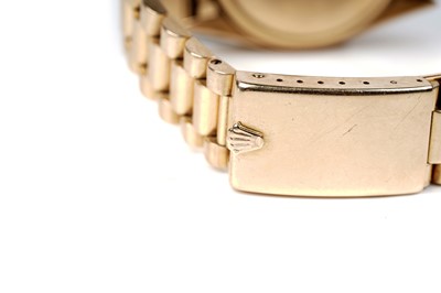 Lot 415 - Rolex Oyster Perpetual Day-Date: an 18ct yellow gold cased automatic wristwatch