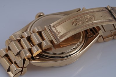 Lot 415 - Rolex Oyster Perpetual Day-Date: an 18ct yellow gold cased automatic wristwatch