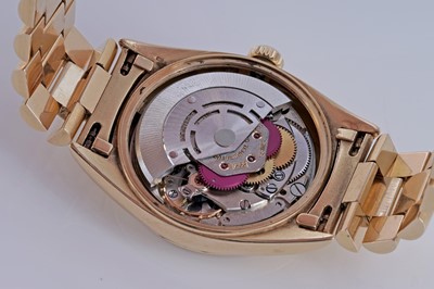 Lot 415 - Rolex Oyster Perpetual Day-Date: an 18ct yellow gold cased automatic wristwatch