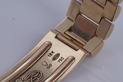 Lot 415 - Rolex Oyster Perpetual Day-Date: an 18ct yellow gold cased automatic wristwatch