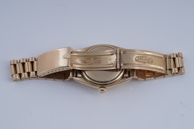 Lot 415 - Rolex Oyster Perpetual Day-Date: an 18ct yellow gold cased automatic wristwatch
