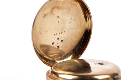 Lot 467 - Lewis B Swells, Ashbourne: an 18ct yellow gold cased open faced pocket watch