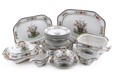 Lot 228 - An early 20th Century Copeland Late Spode ‘Old Bow’ pattern part dinner service