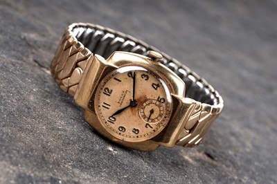 Lot 410 - Rolex Chronometer: an 18ct yellow gold cased manual wind wristwatch