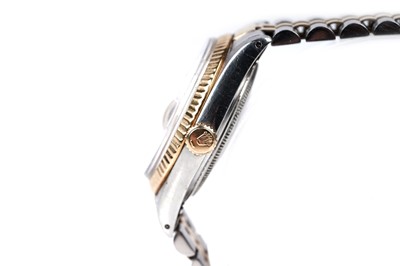 Lot 411 - Rolex Oyster Perpetual Datejust: a steel and gold bi-metal cased automatic chronometer wristwatch