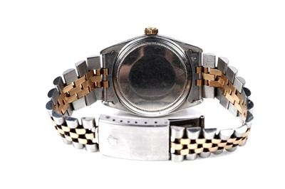 Lot 411 - Rolex Oyster Perpetual Datejust: a steel and gold bi-metal cased automatic chronometer wristwatch