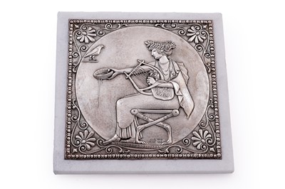 Lot 29 - A late 20th Century Greek silver plaque