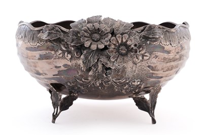 Lot 31 - A 20th Century Middle Eastern silver dish