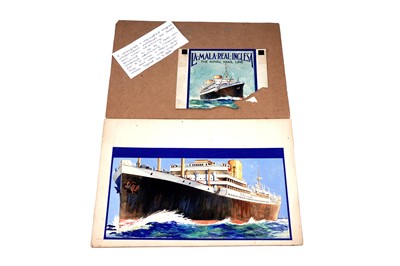 Lot 206 - Two unsigned and unfinished original artwork designs