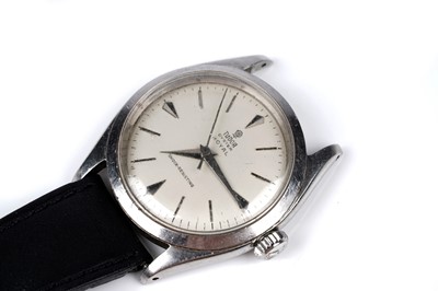 Lot 419 - Tudor Oyster Royal: a steel cased manual wind wristwatch