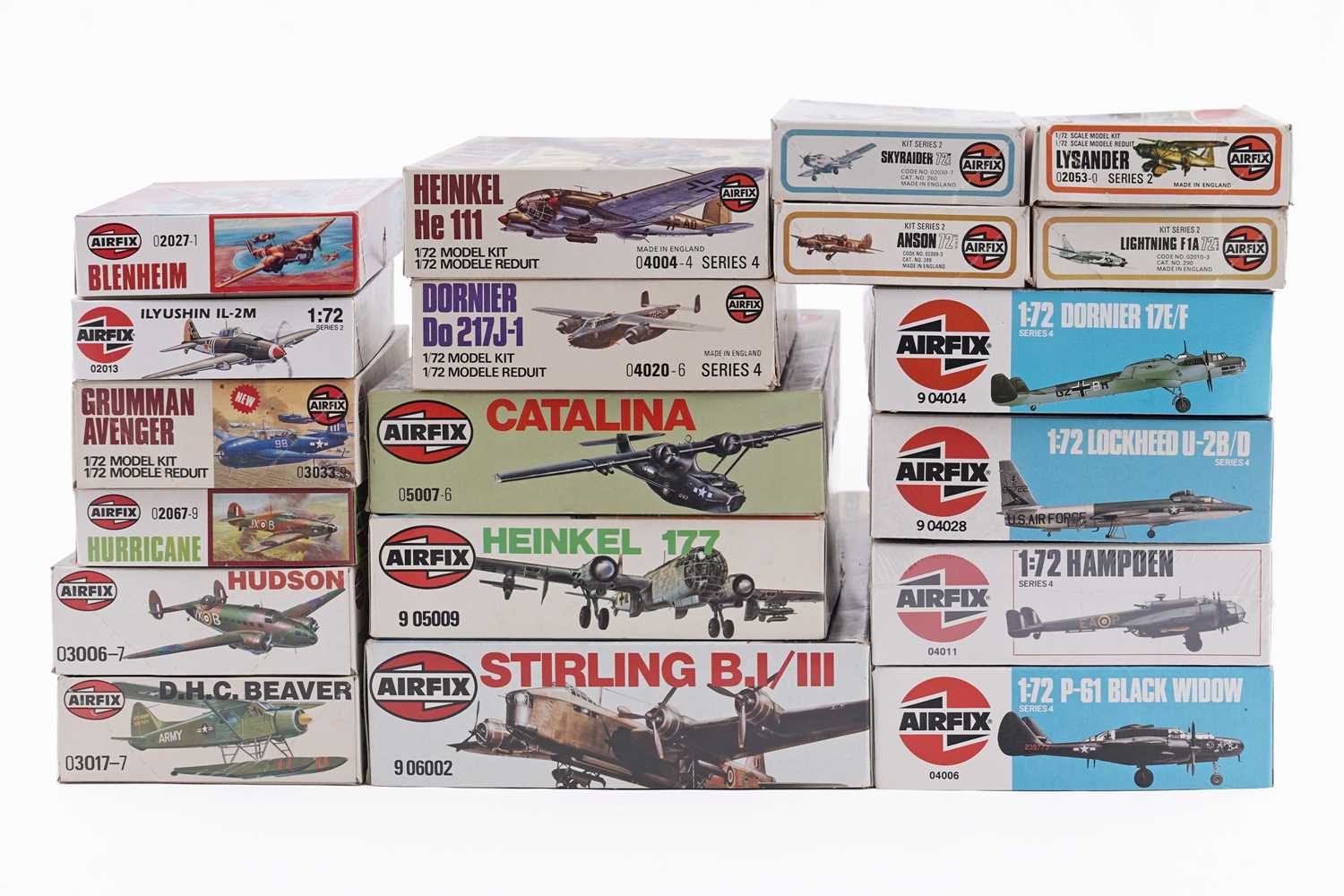 Lot 891 - A collection of nineteen boxed 1:72 Airfix