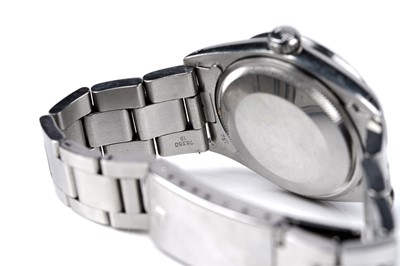 Lot 405 - Rolex Oyster Perpetual Date: a stainless steel cased automatic chronometer wristwatch