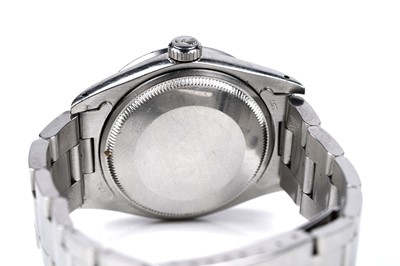 Lot 405 - Rolex Oyster Perpetual Date: a stainless steel cased automatic chronometer wristwatch