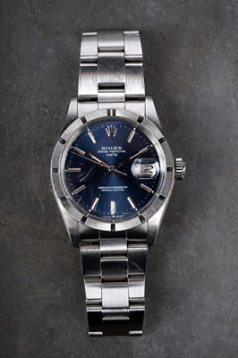 Lot 405 - Rolex Oyster Perpetual Date: a stainless steel cased automatic chronometer wristwatch