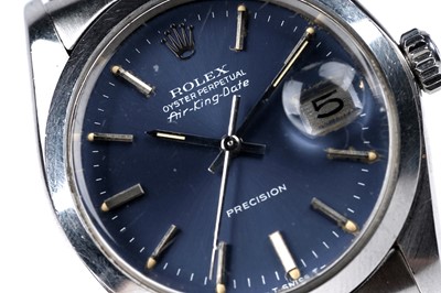 Lot 406 - Rolex Oyster Perpetual Air-King Date: a stainless steel cased automatic precision wristwatch