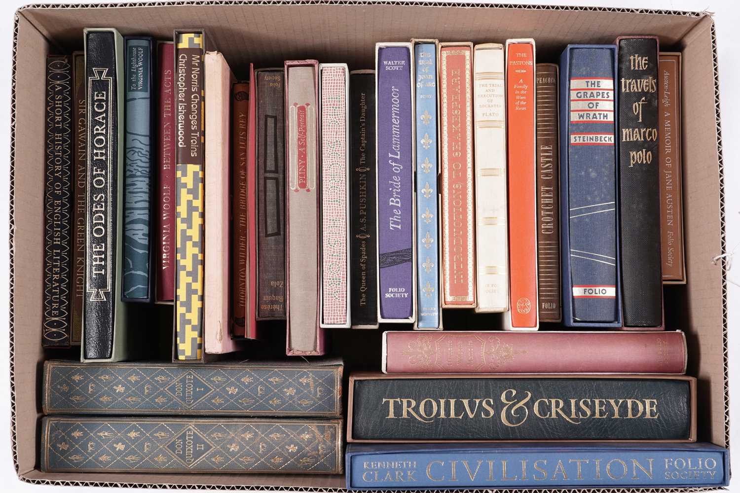 Collection Book Lot 419 - Folio Society: A collection of hardback
