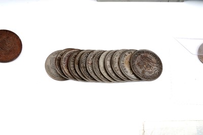 Lot 51 - A collection of mainly 20th Century British coins and tokens