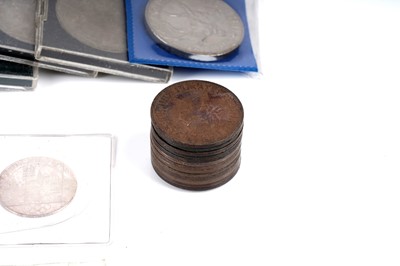 Lot 51 - A collection of mainly 20th Century British coins and tokens