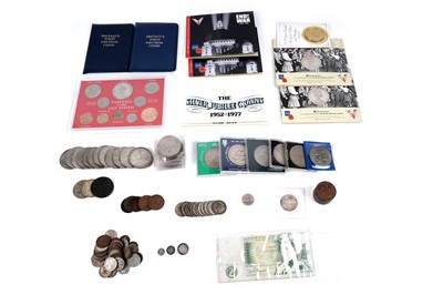 Lot 51 - A collection of mainly 20th Century British coins and tokens