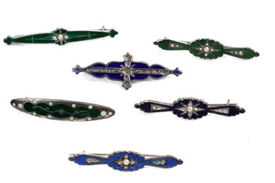 Lot 55 - Charles Horner and other silver brooches