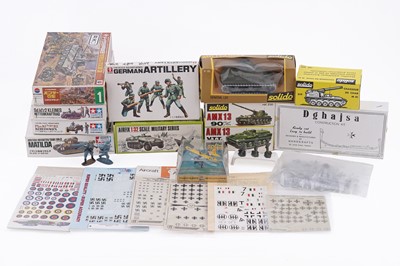 Lot 857 - A collection of model kits and modelling accessories