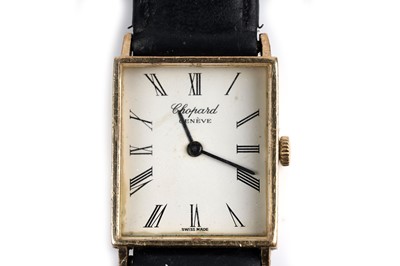 Lot 277 - An 18ct gold-cased Chopard wristwatch