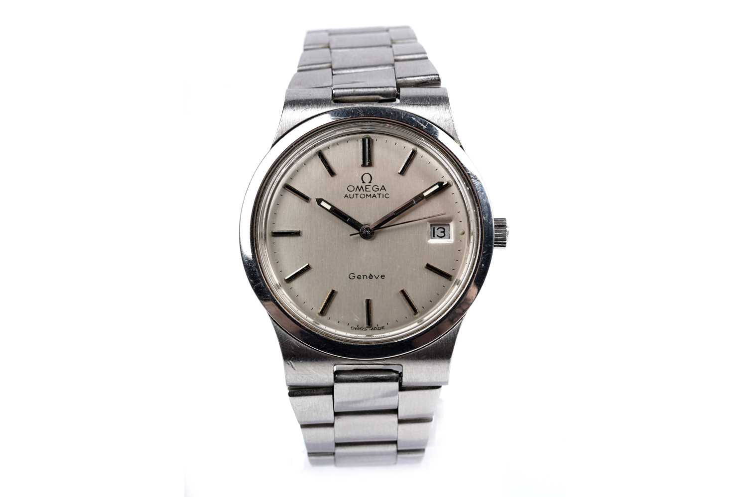 Lot 427 - Omega, Geneve: a stainless steel cased automatic wristwatch