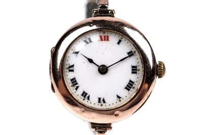 Lot 273 - A lady's 9ct gold Rolex wristwatch | dated 1915