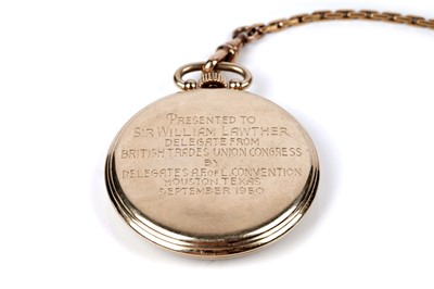 Lot 468 - Hamilton Watch Co: a 14ct yellow gold cased open faced pocket watch
