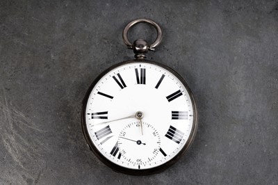 Lot 311 - A Victorian silver-cased pocket watch by R. Hamilton of Hexham