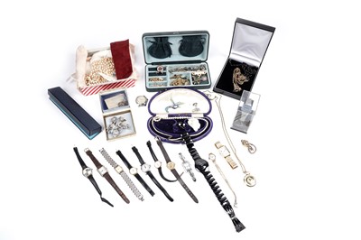 Lot 210 - Costume jewellery and wristwatches