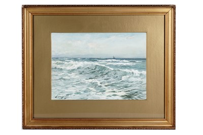 Lot 842 - Thomas Swift Hutton - Sea View with Seagulls | watercolour