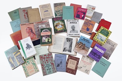Lot 653 - A collection of books on wildlife and travel in Africa