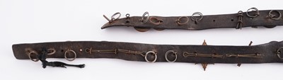 Lot 22 - A WWI plaque; and cap badge mounted belt