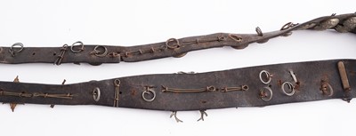 Lot 22 - A WWI plaque; and cap badge mounted belt