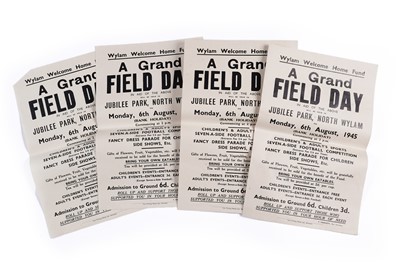 Lot 91 - WWII Wylam Welcome Home Fund posters