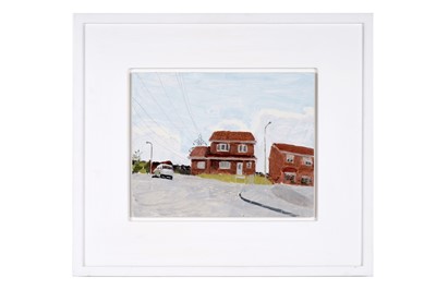 Lot 674 - Danny Markey - 6. New House and Parked Car | oil