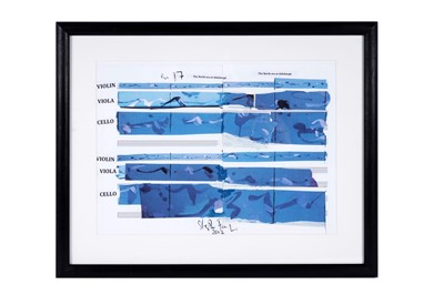 Lot 684 - Stephen Farthing - The North Sea at Aldeburgh | collage