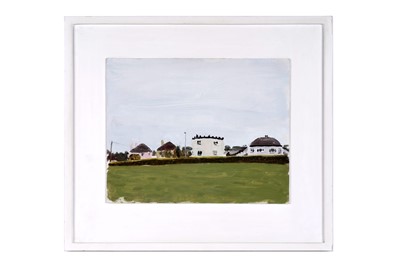 Lot 676 - Danny Markey - Houses with a view over the park | oil