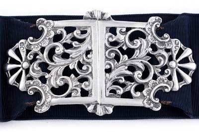 Lot 231 - A late Victorian silver nurses buckle