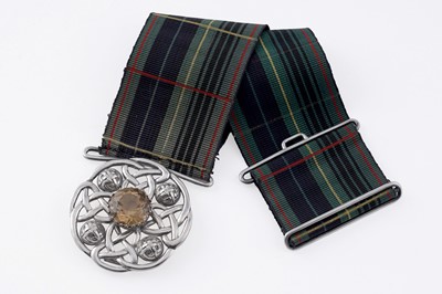 Lot 234 - A late Victorian Scottish silver buckle