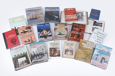 Lot 662 - A collection of books on travel and exploration