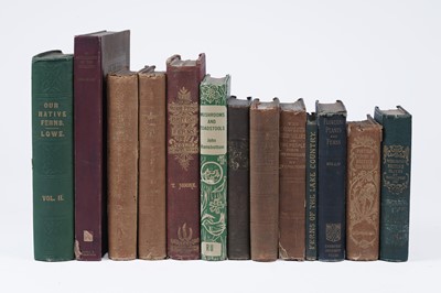 Lot 618 - A collection of books on flowering plants, ferns and fungi
